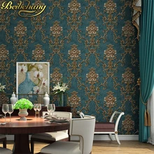 Beibehang papel де parede нетканые Дамасские европейские винтажные обои для фона текстурированные обои