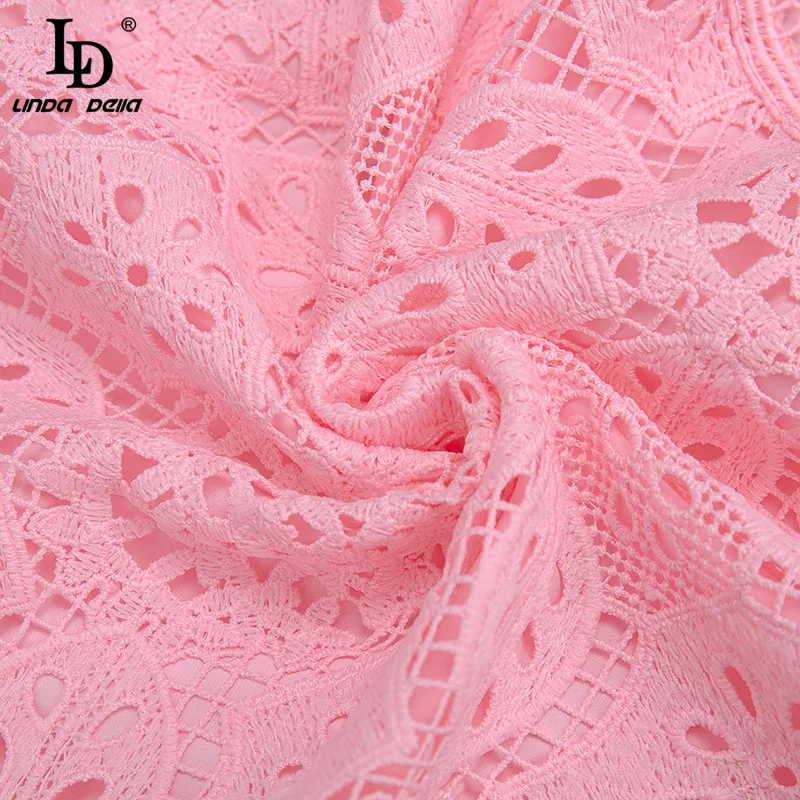LD LINDA DELLA Designer Autumn Elegant Hollow Out