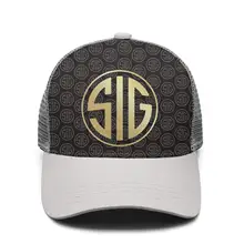 SIG-Sauer-Flash-Gold-стереоскопические-платья-шляпа для мужчин и женщин папа шляпа Регулируемая наружная Snapback Hat Mersh cap