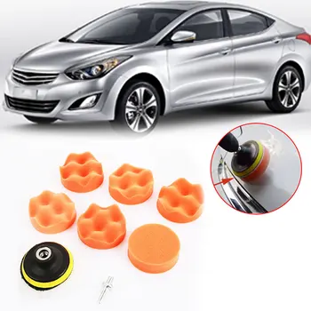 

Universal Auto Waxing Sponge Car Buffing Pad Tools Pratical Car Polishing Sponge for Care Supplies Polishers Buffers for 3"