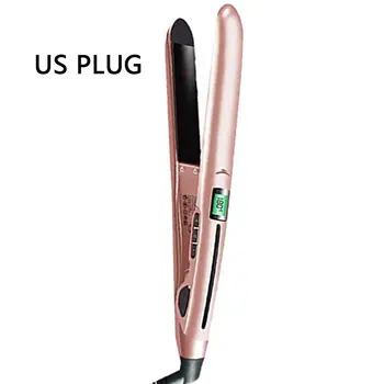 

Hair Straightener LCD Display Straight Hair Clipper Dual-use Ceramic Plate Portable Hair Straightener