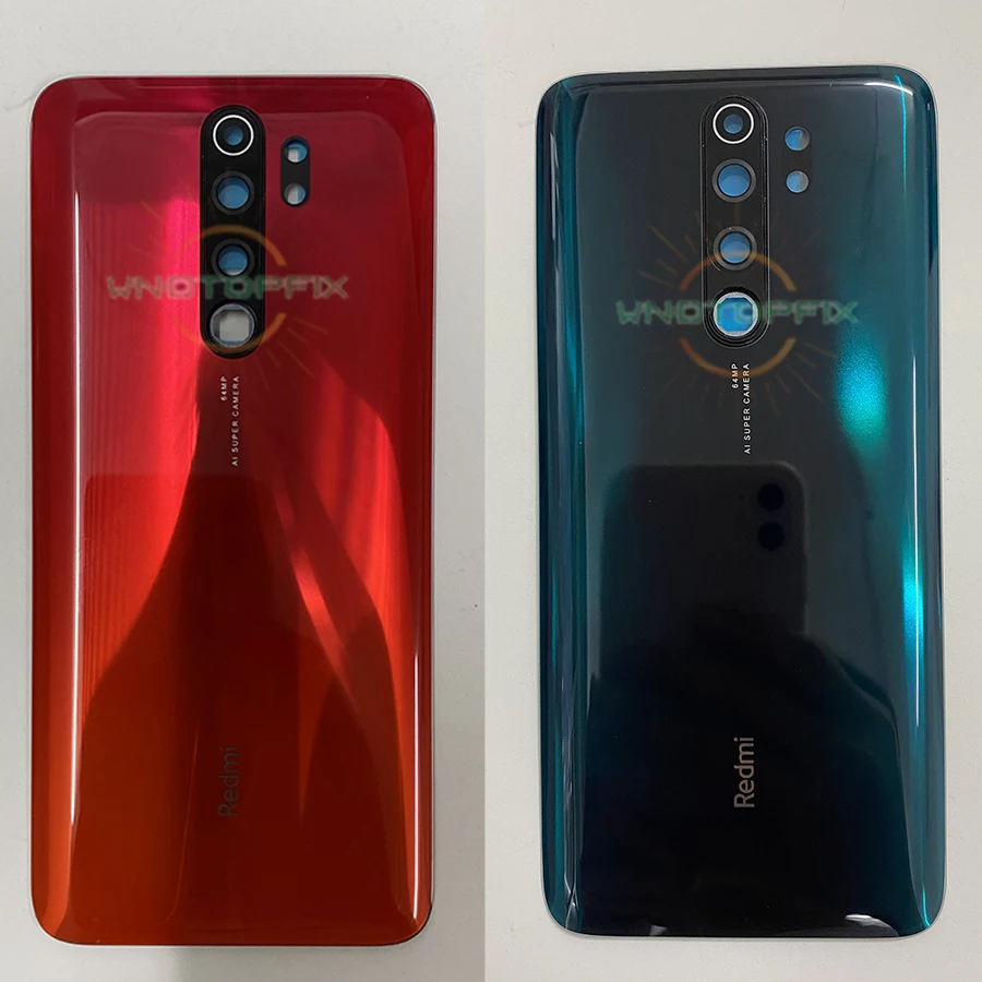 Для Xiaomi Redmi Note 8 Pro крышка батареи Задняя стеклянная панель Дверь Корпус с
