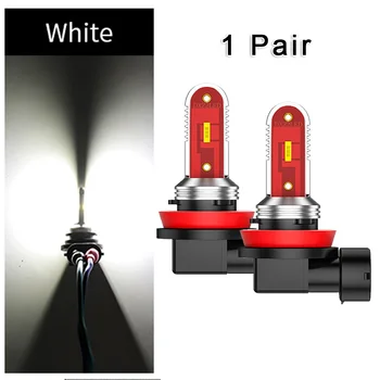 

2pcs H8 H11 LED Lamp Bulb Fog Light CSP 1860 Canbus Car LED Fog Lights Low Power Consumption Long Lifespan Light 9W DC12V-14V