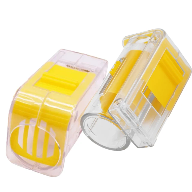 1 db Tenyésztő Queen Jelölés Fogó Műanyag Kezelt Marker Palack Dugattyú Plüss Méhész Szerszám Kerti Méh Szerszámok Méhek Méhészet - Image 4