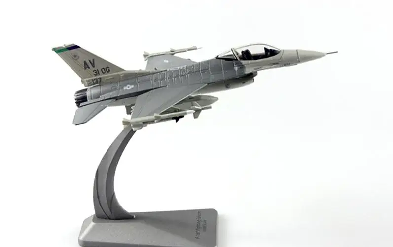 AF1 США F-16C Fighting Falcon 1/100 литья под давлением модель самолета