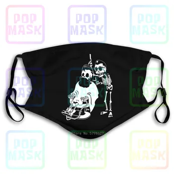 

Funny Barber Swea Washable Reusable Mask with 2Pcs PM2.5 Filters 5 Layers