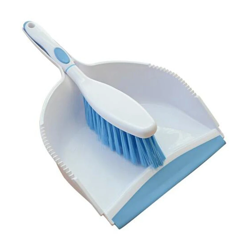 Corner Space Brush Bed Brush Desktop Mini Broom Dustpan Set Plastic