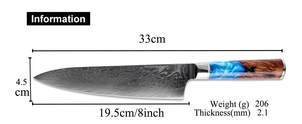 XITUO поварской нож дамасская сталь VG10 стальной японский кухонный нож Острый кухонный топорик для очистки овощей нож Santoku ручка из смолы инструмент для приготовления пищи