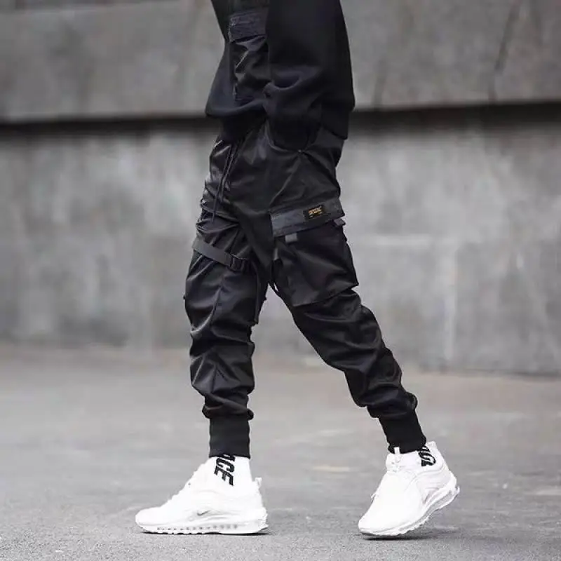 Cargo Pants Men Harajuku Japanese Fashion Jogging Military Techwear Running Streetwear Male Sports Suit Sweatpants Hip Hop Punk cargo jogger pants