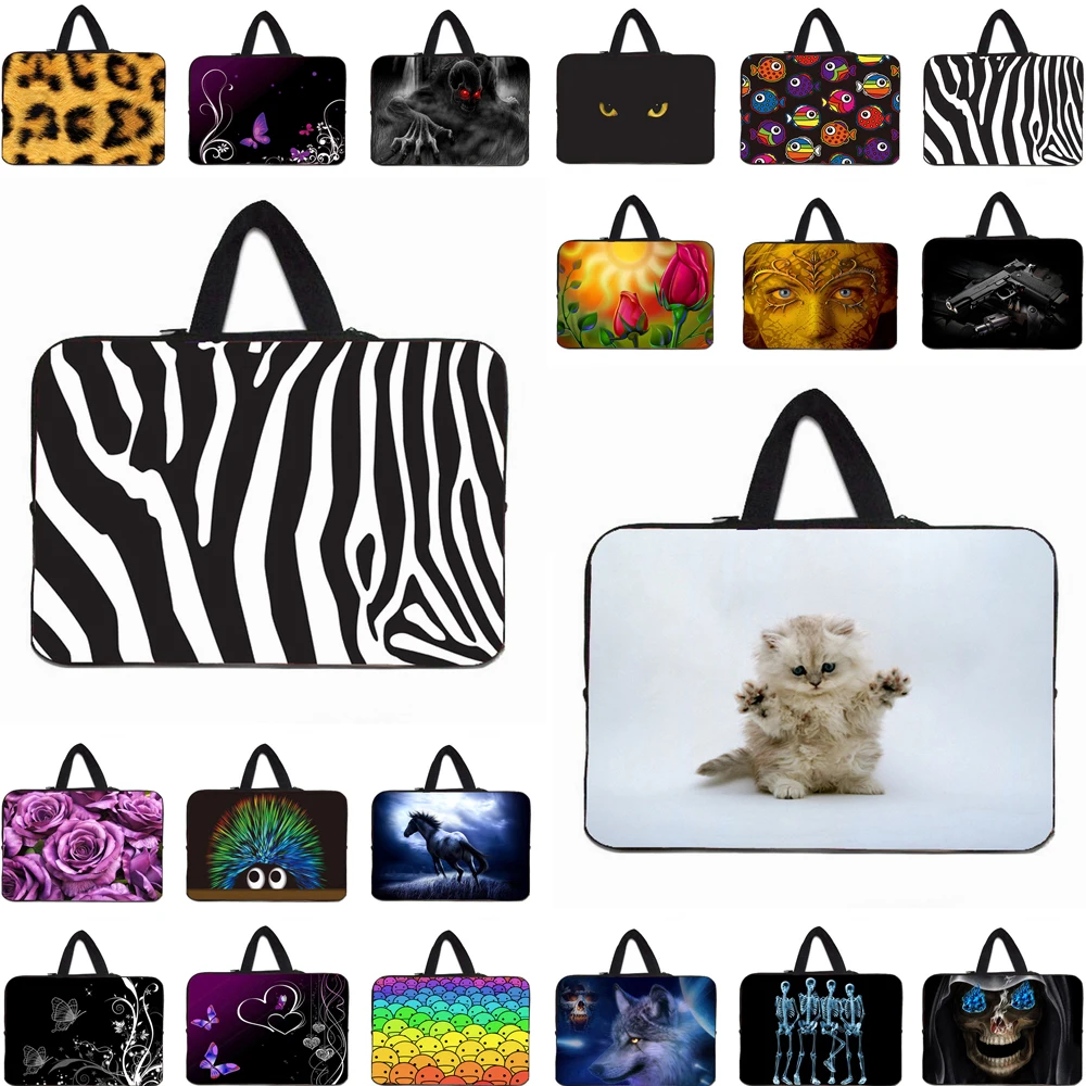 Pochette Ordinateur 14 15 17 сумка для ноутбука 10 12 13,3 15,4 15,6 17,3 11,6 дюймов Notbook Chromebook Компьютерные аксессуары Скрытая ручка