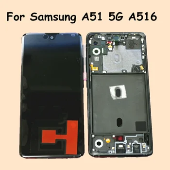 

Original 6.5" LCD For Samsung Galaxy A51 A516 LCD Display Touch Screen Digitizer With Frame Display For Samsung A51 5G A51 LCD