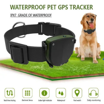 

GPS Rastreador Para Mascotas A Prueba De Agua Perro Gato GPS Posicionador Dispositivo Localizador USB Cable Recargable Mascota P