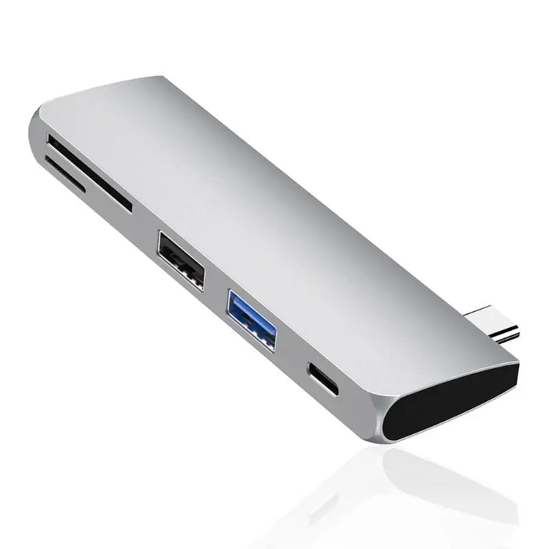 5 в 1 USB C концентратор type-C к USB3.0/USB2.0/PD/TF/карта памяти ридер адаптер