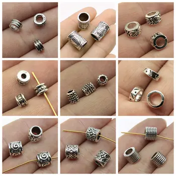 

Wholesale Jewelry Lots Cylinder Big Hole Beads Beads Crafts Accessories Crafts Decoration 120 Pieces