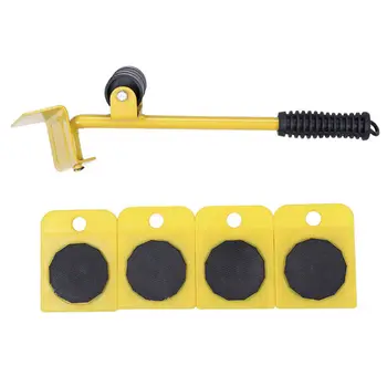 

200 kg Furniture Mover 5pcs/Set Roller Skids Lifter Slides Lifting Tool