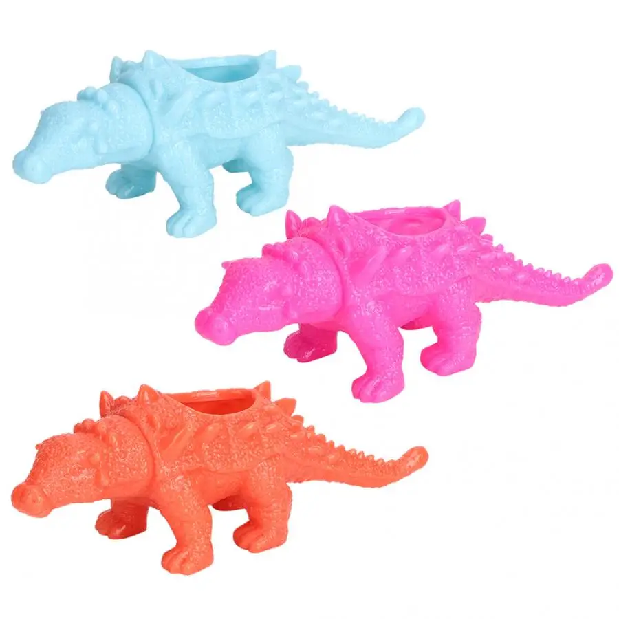 Красочные ПВХ моделирование Ankylosaurus растение цветочный горшок суккулент цветочный горшок домашний офис Декор бонсай цветочный горшок