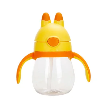 

Duckbill Newborn Cup Training Gifts Water Bottle 200ML Light Colors Portable Lovely Baby Cup