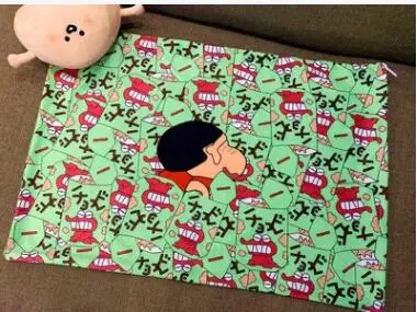 Милая плюшевая игрушка по мотивам мультфильма Crayon Shin-Chan Nohara Himawari Мягкая Наволочка подарок на день рождения#2170 - Цвет: Зеленый