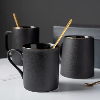 Taza de cerámica de vasos tazas de ceramica creativas té vaso tazas leche de café tazas novedad vintage casa taza
