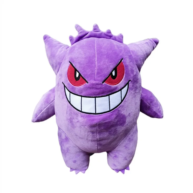 Original Pokemon Purple Gengar Plush Toy Soft Stuffed Dolls 10'' Kawaii Kid Gift