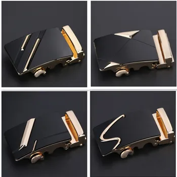 

Fashion Men's Buckle Business Alloy Automatic Unique Plaque Belt Buckles for 3.5cm Ratchet Apparel Accessories buckle for men