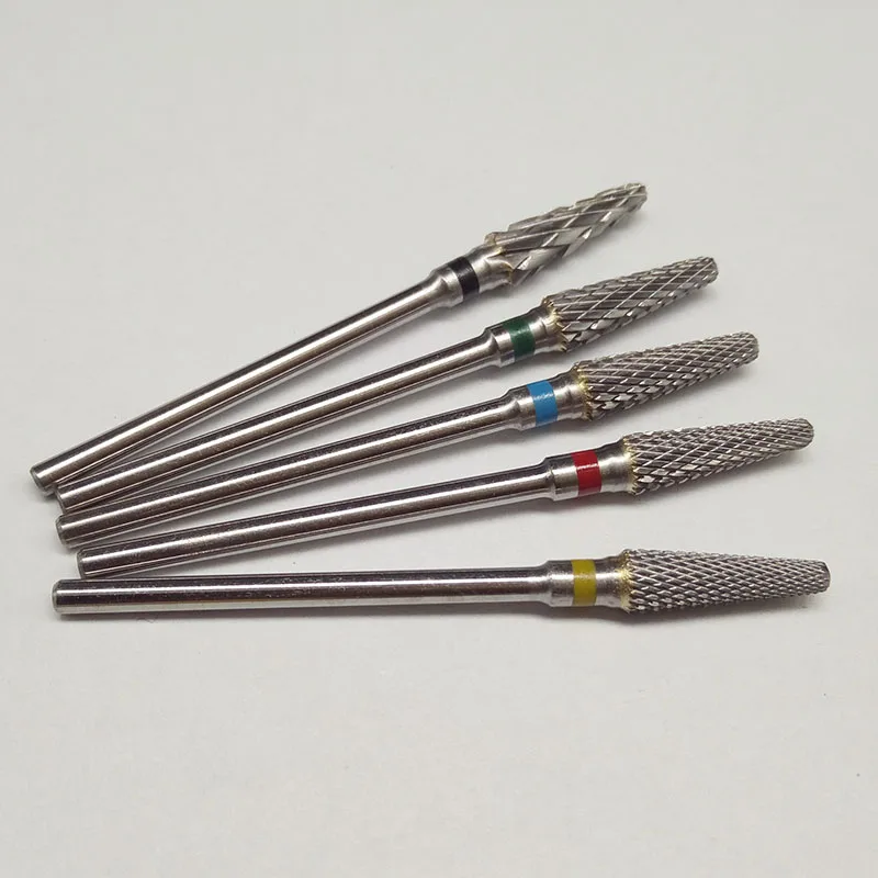Carbide Nail Drill Bit 3/32'' 602801 Electric Nail File Drill Bit Coarse Nail file buff nail drill bit nail drill bits