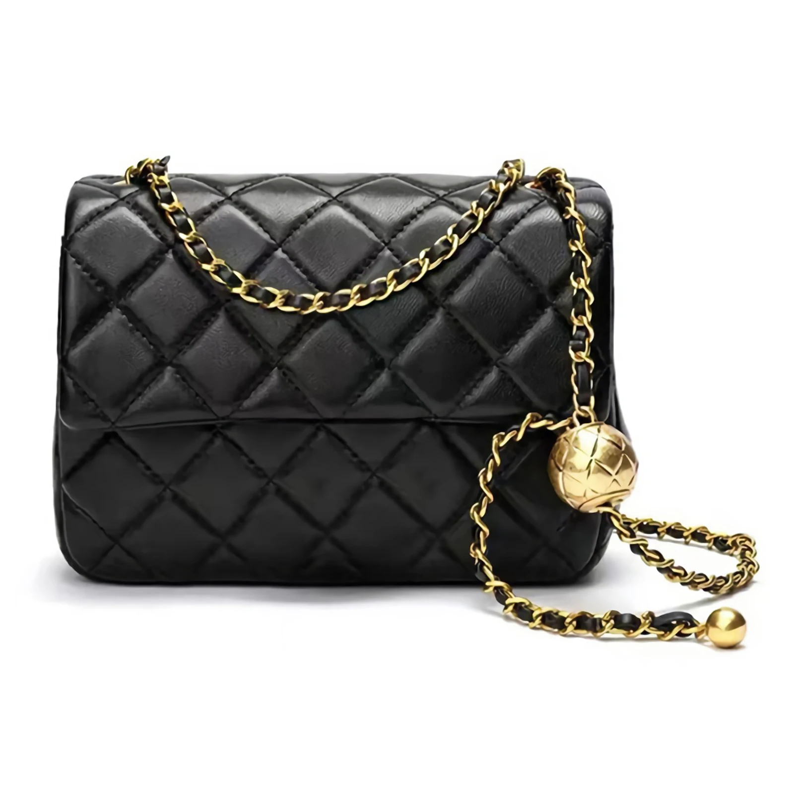 chain leather bag strap chanel replacement
