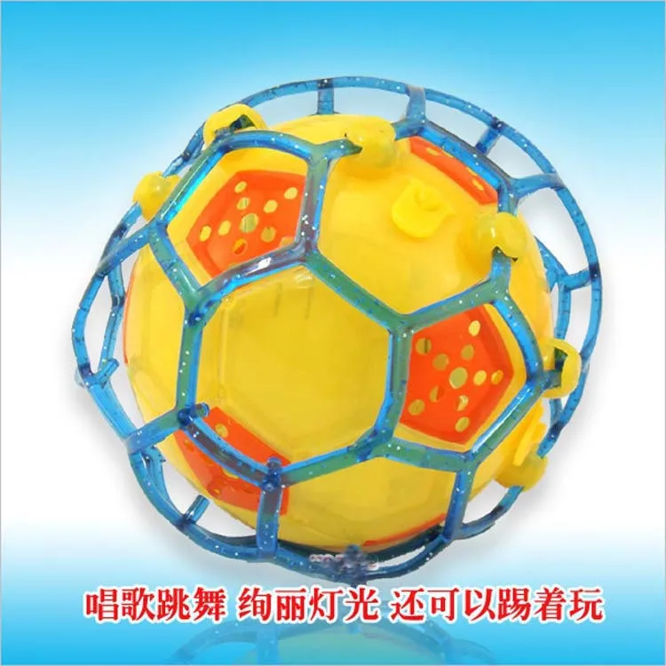 Crazy Ball Сияющий Красочный музыкальный прыжок футбол странная Новая игрушка заводская цена