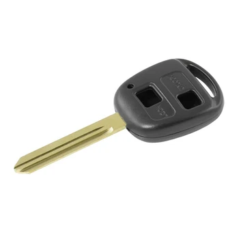 

IperChiavi ILEX06 remote key shell 2 buttons blank with blade TOY47 battery on without Transponder chip for Toyota Yari