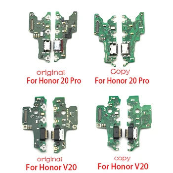 

10Pcs/Lot, USB Charger Charging Dock Port Connector Flex Cable For Huawei Honor 10 Lite 20i V20 20 Pro USB Changer Board