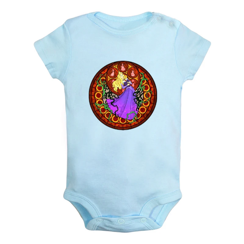 JcBaby188BLD НЛО, инопланетянин, Аврора, Бриар, роза, Спящая красавица, дизайнерская одежда для новорожденных мальчиков и девочек, комбинезон с принтом, боди для младенцев, одежда - Цвет: JcBaby188BLD