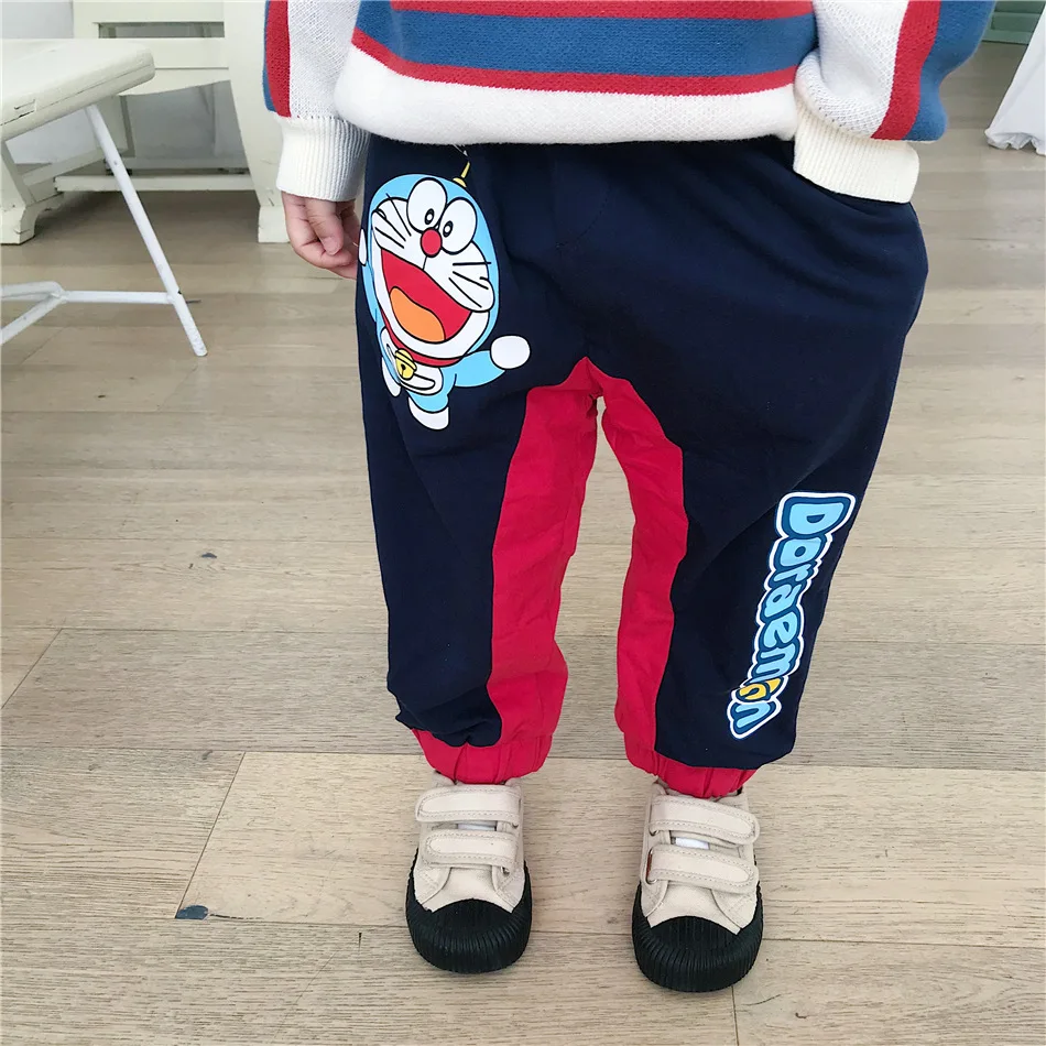 Tonytaobaby/зимняя одежда; Новая детская одежда; Милые бархатные штаны для отдыха с героями мультфильмов; детские штаны