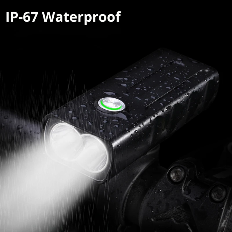 Perfect Usb Rechargeable Built-In Bicycle Light Waterproof Headlight Bike Accessories With Taillight 5