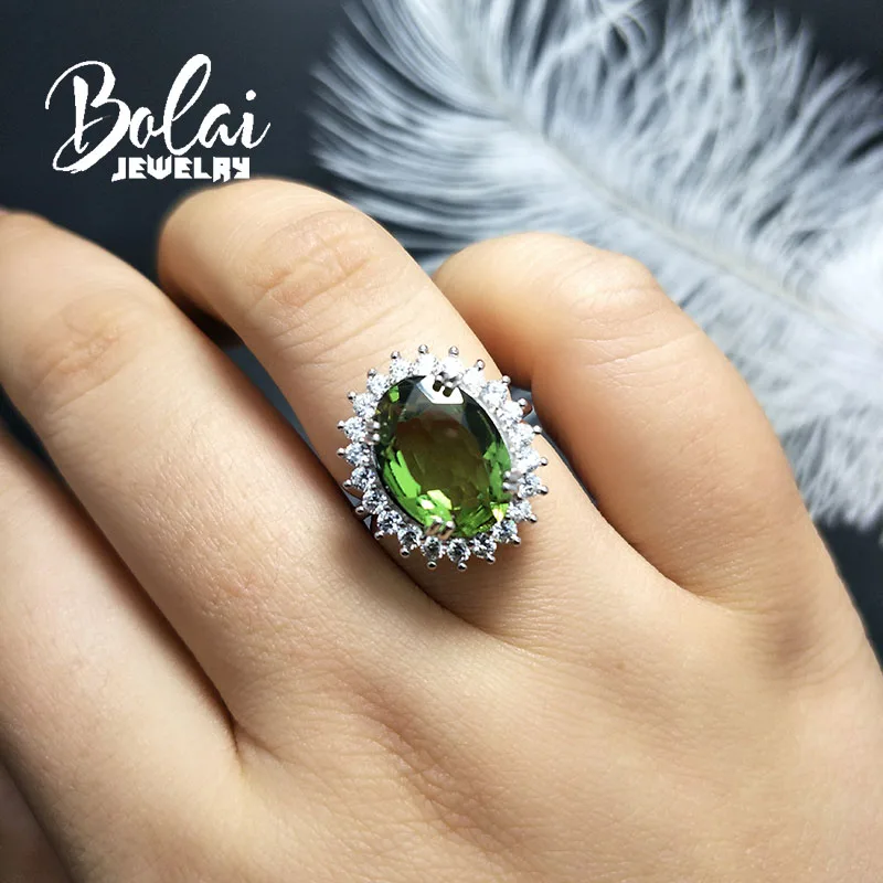 Bolaijewelry, женское классическое кольцо diana zultanite из стерлингового серебра 925 пробы, изменение цвета, созданный драгоценный камень, ювелирные изделия