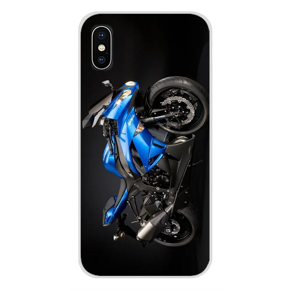 Kawasaki Ninja Zx R спортивные мотоциклетные Чехлы для мобильных телефонов для Apple IPhone X XR XS MAX 4 4s 5 5S 5C SE 6 6S 7 8 Plus ipod touch 5 6 - Цвет: images 9
