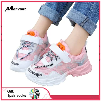 

Kids Casual Shoes Soft Bottom Girls Sneakers Lightweight Breathable Children's Girls Footwear Outdoor Travel Kids Shoes