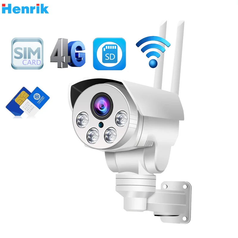 1080P 2MP 3g 4G SIM карта PTZ камера наружная PTZ HD камера Пуля Беспроводная IR 30 м 5X/10X зум Автофокус CCTV Видеокамера