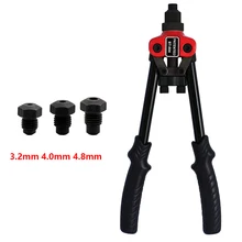 

BT804 Household tools.High Quality Double Hand Manual Blind Rivet Nut Gun Nails Rivets Riveter Riveting Tool for 3.2 4.0 4.8mm