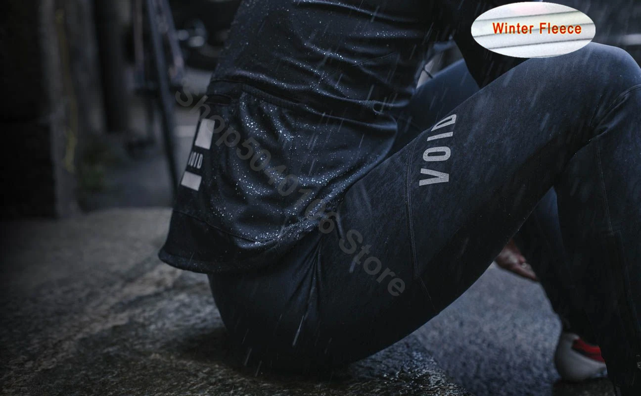 VOID Pro, мужские велосипедные длинные штаны с нагрудником, 9D гелевая подкладка, термофлис, колготки для шоссейного велосипеда, длинные штаны, зимние уличные спортивные брюки