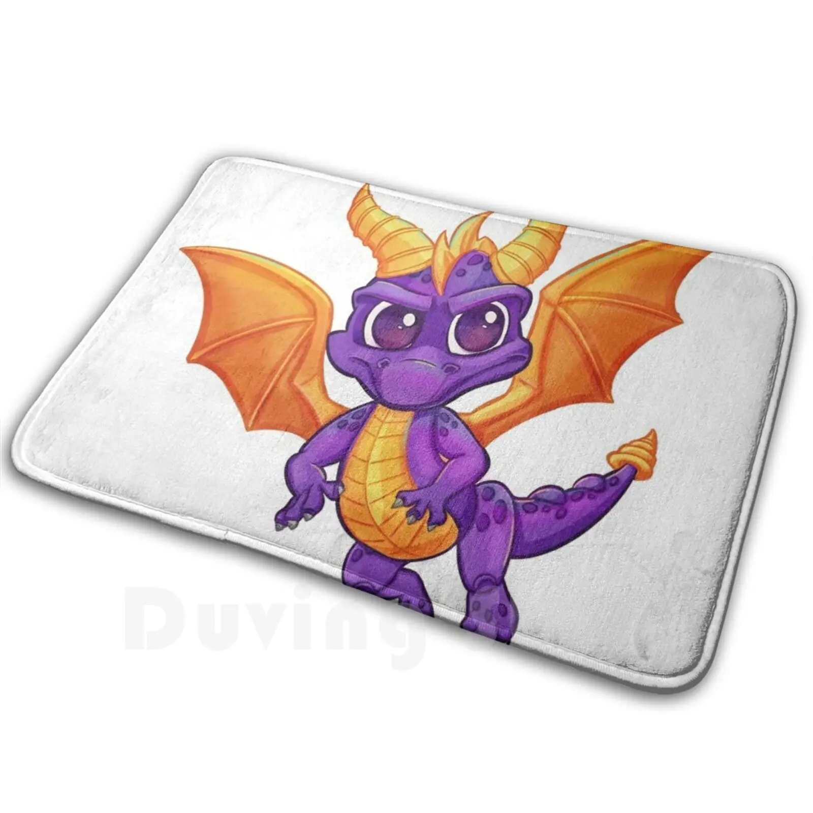 Viola Dragon Carpet Mat Cuscino Morbido Spyro Purple Dragon Videogiochi