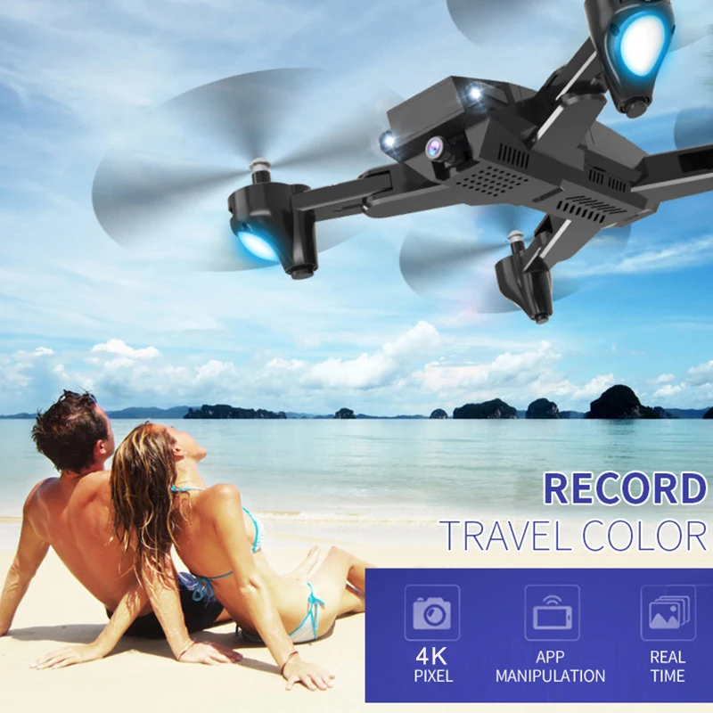 H13 складной Квадрокоптер Дрон 4K Профессиональный Квадрокоптер с камерой HD Wifi FPV дроны 3D летательный аппарат Дрон подарок на день рождения