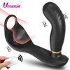 Silicone Male Prostate Massager 7 Speeds Sex Toys For Men Wireless Remote Control Anal Vibrator Butt Plug With Ring Penis 1