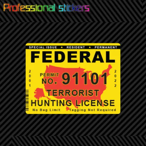 

Наклейка с надписью на фракционную охоту, высечка, США, США, наклейка для автомобилей, домов на колесах, ноутбуков, мотоциклов