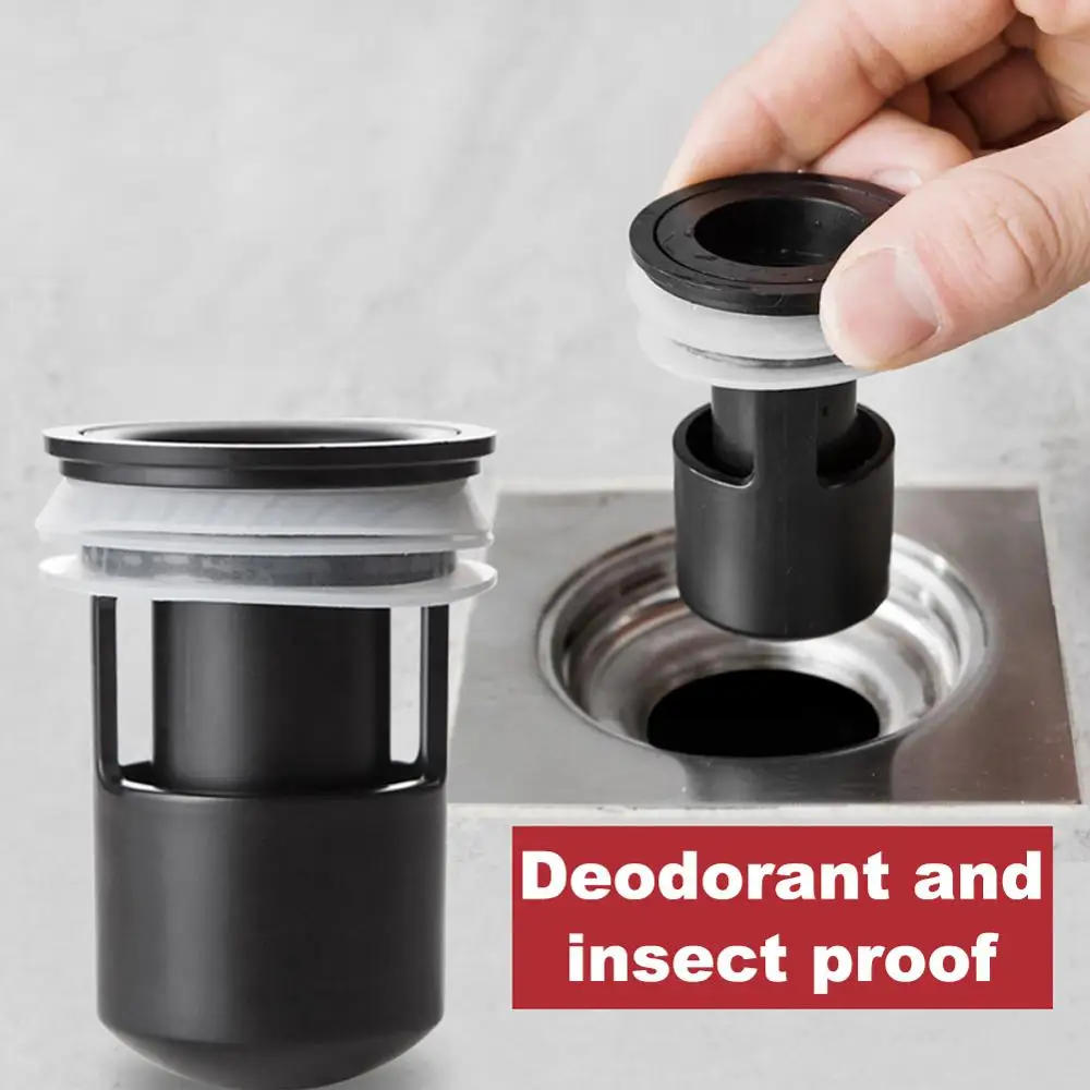

Bathroom Floor Drain Core Deodorant Strainer Bathtub Plug Trap Kitchen Sink Strainer Basin Stopper Water Stopper Home Supplies