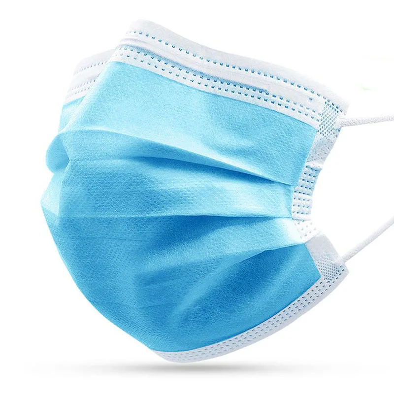 

20/50 PCS Face mask Disposable Protective Mask 3 Layers Dustproof Facial Protective Cover Maldehyde Prevent Mouth Dust Pm2.5