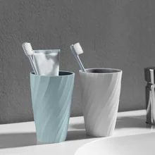 PP материал двухслойные стаканы для зубных щеток, держатели для мытья, питьевой воды, для дома, ванной комнаты, легкая зубная кружка B