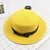 Summer Hats For Women Sun Hat Beach Ladies Fashion Flat Brom Bowknot Panama Lady Casual Sun Hats For Women Straw Hat 9