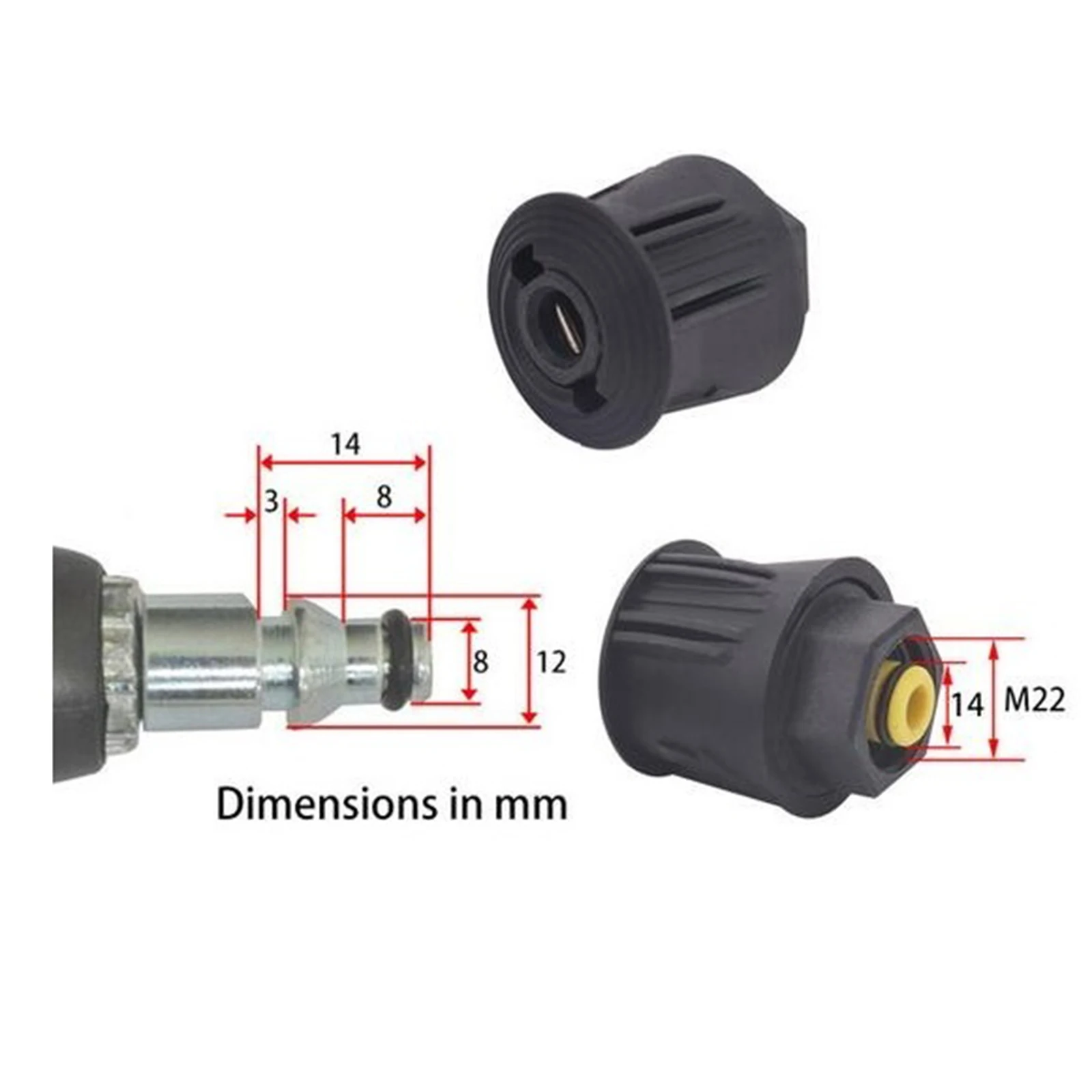 MisterVac Adattatore Per Accessori Aspirapolvere - Compatibile Con Nilfisk AERO 25-11