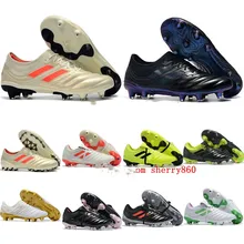 Мужские футбольные бутсы Copa 19 FG кожаные футбольные бутсы для улицы scarpe calcio Crampons de футбольные бутсы Дешевые Новые