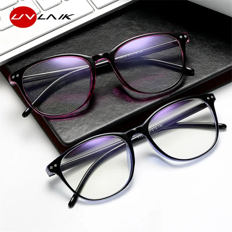 

UVLAIK Square Finished Myopia Glasses Frames Women Men Frame Short-sighted Frame With Degree -1.0 -1.5 -2.0 -2.5 -3 -3.5 -4.0